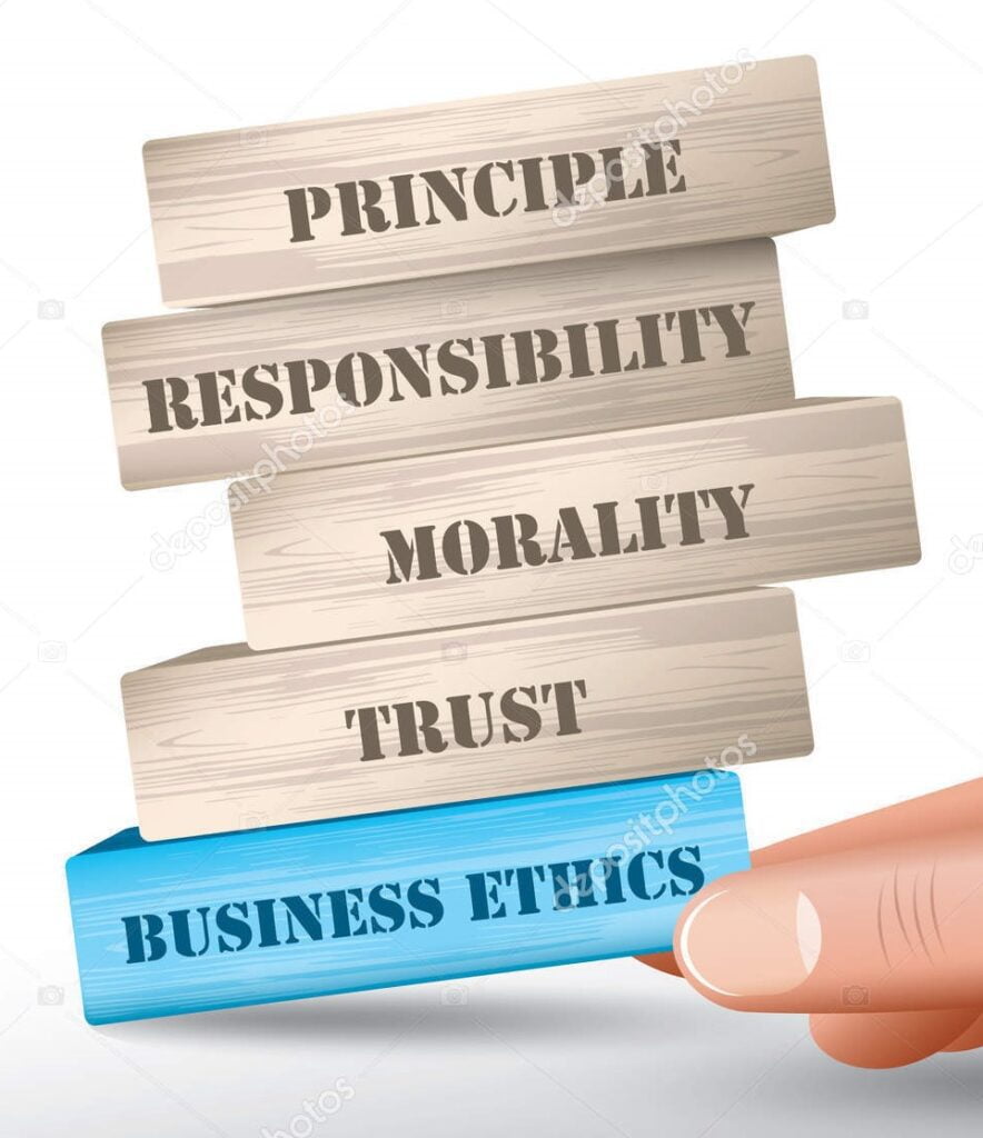 L'etica aziendale è l'insieme di valori e norme che derivano dalla cultura dell'azienda e il suo obiettivo è migliorare aspetti come l'ambiente di lavoro, promuovere l'uguaglianza, il rispetto dei diritti