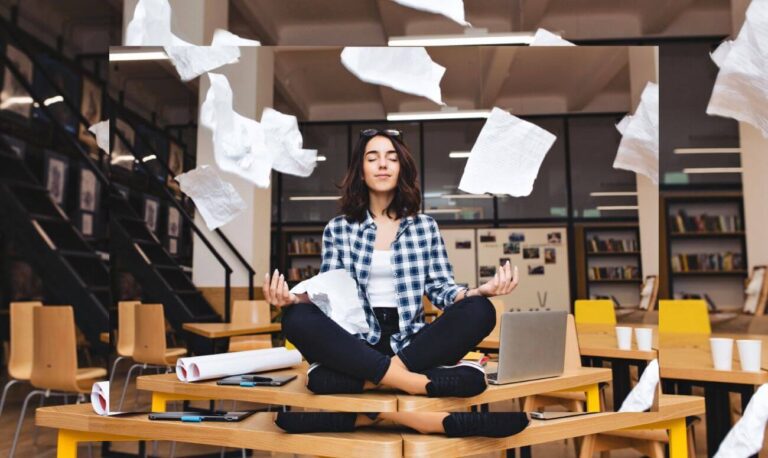 stressato sul lavoro tecniche per la pratica della mindfulness