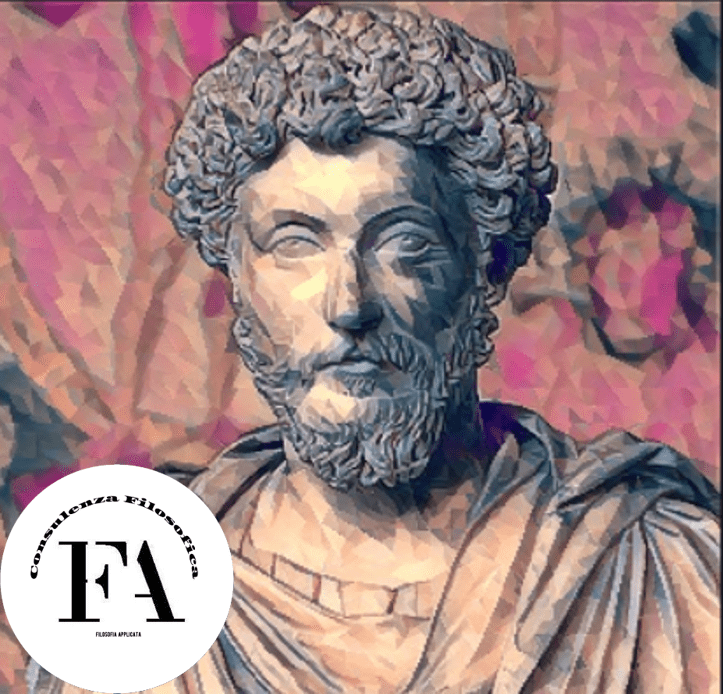 Marco Aurelio, imperatore romano e filosofo stoico.