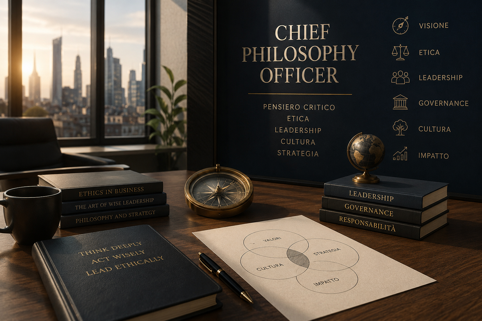 Chief Philosophy Officer per governance, leadership etica e cultura organizzativa