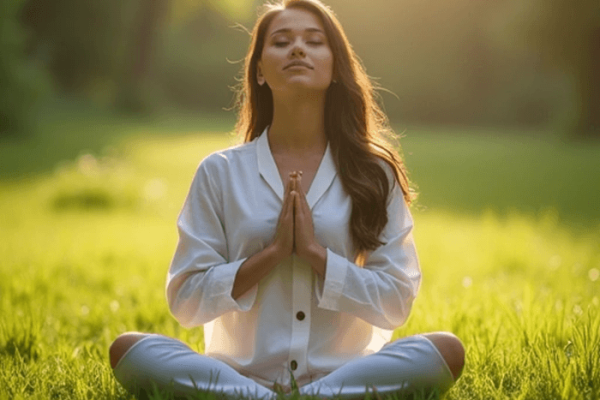 La serenità della meditazione sotto un cielo stellato